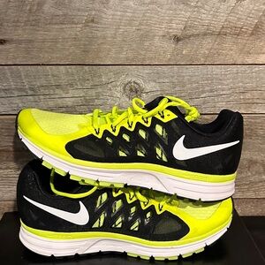 Nike Zoom Vibrant Yellow and Black Sneakers